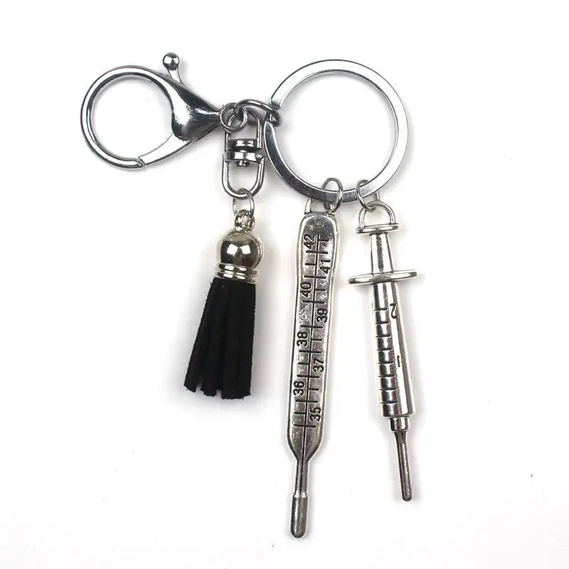 Medical Key Chain with Color Tassel