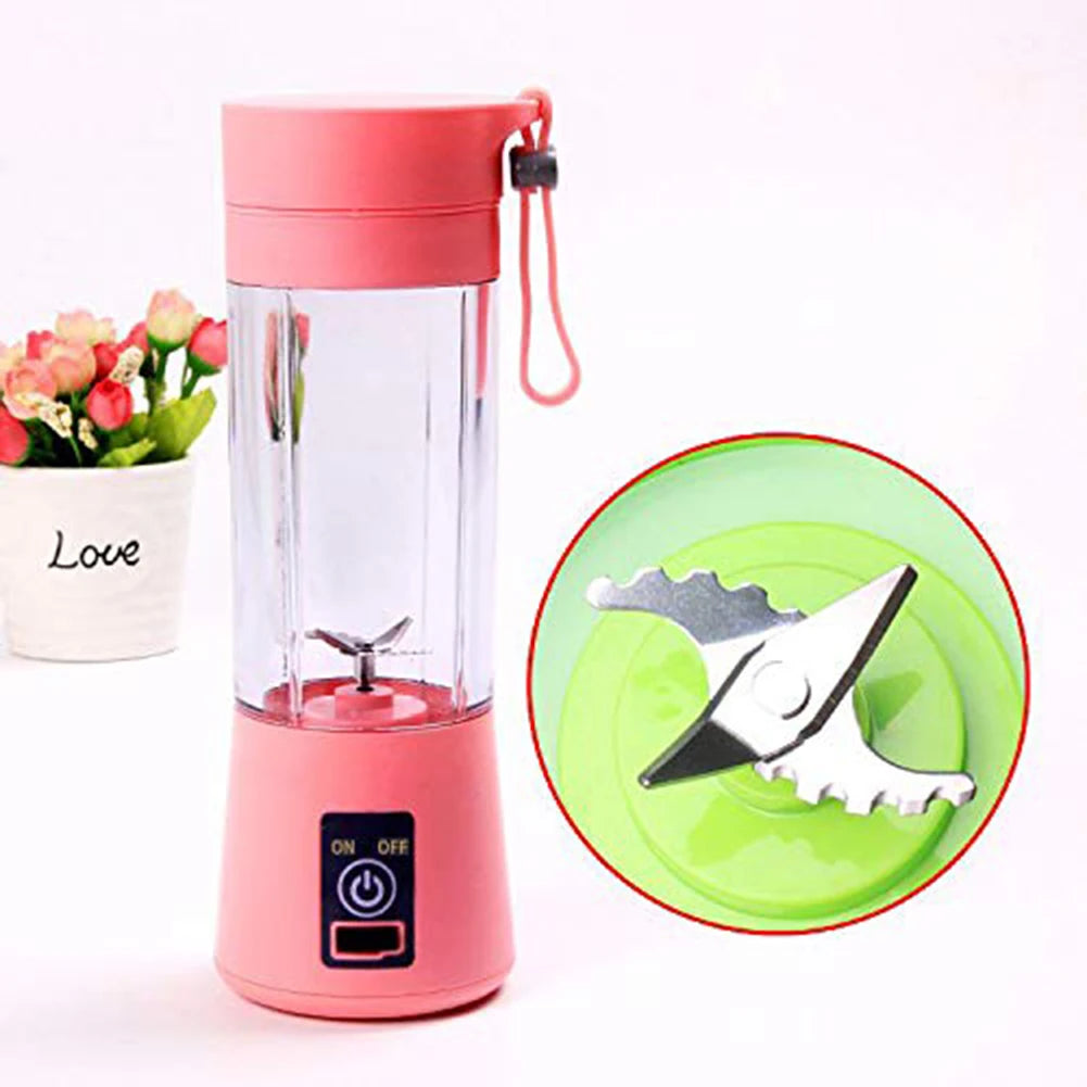 4 Blades Portable Electric Blender Cup and Cover