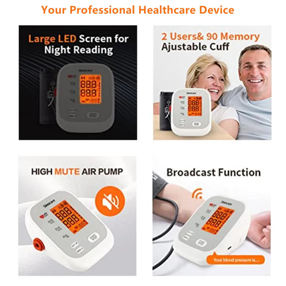 Upper Arm Blood Pressure Cuff Device