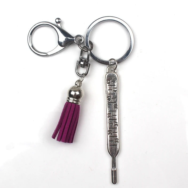 Medical Key Chain with Color Tassel