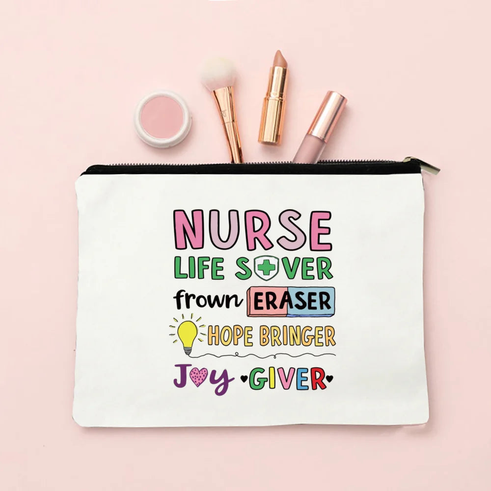 “Nursing Is A Work of Heart” Cosmetic Case