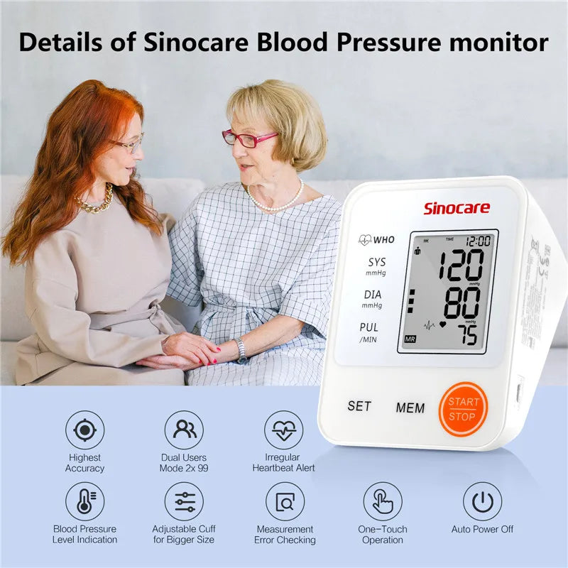 Upper Arm Blood Pressure Cuff Device