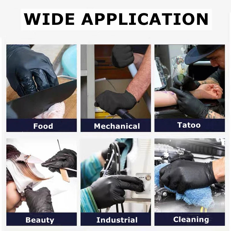 Disposable Nitrile Gloves Multi-Purpose Waterproof , OilProof & Anti Static