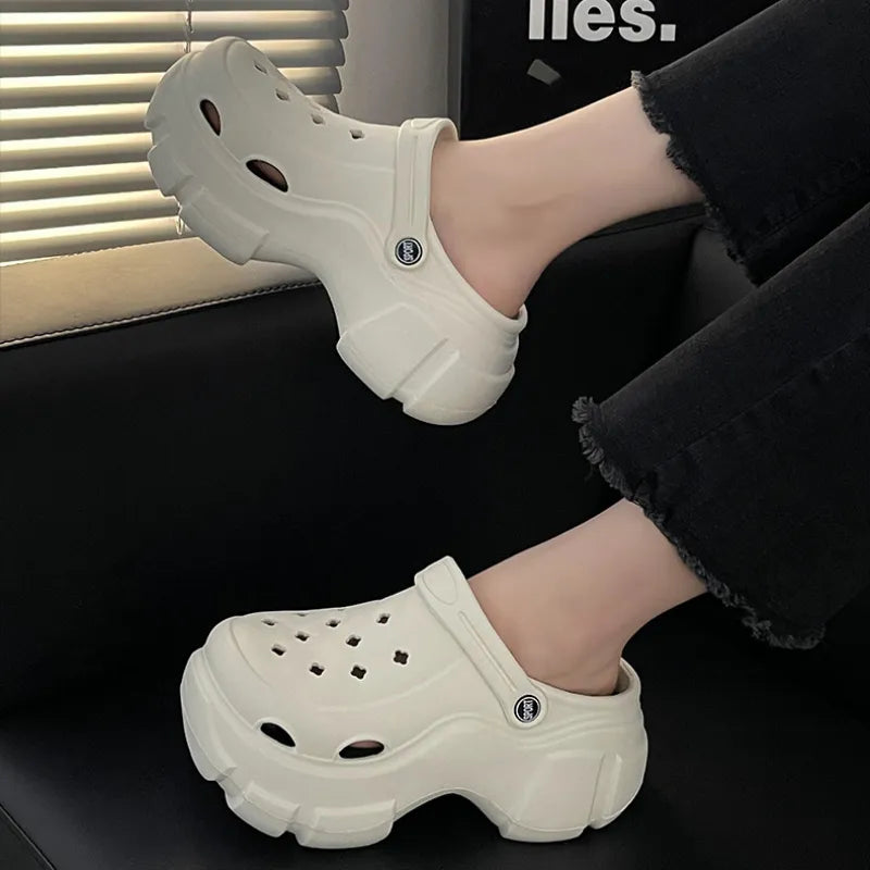 Women's Elevated Anti Slip Platform clogs