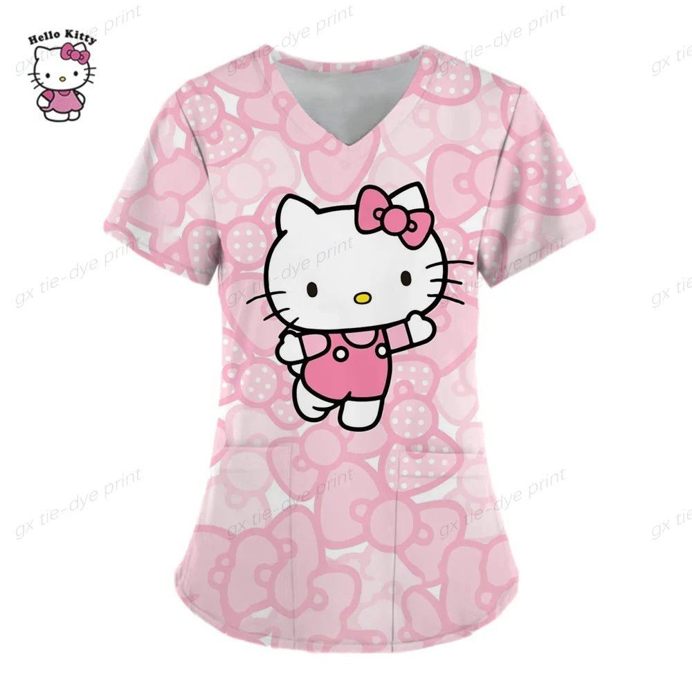 Hello Kitty Medical Scrub Top - sKrubs by Kay LLC