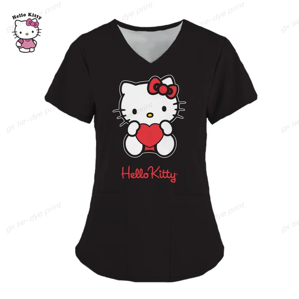 Hello Kitty Medical Scrub Top - sKrubs by Kay LLC